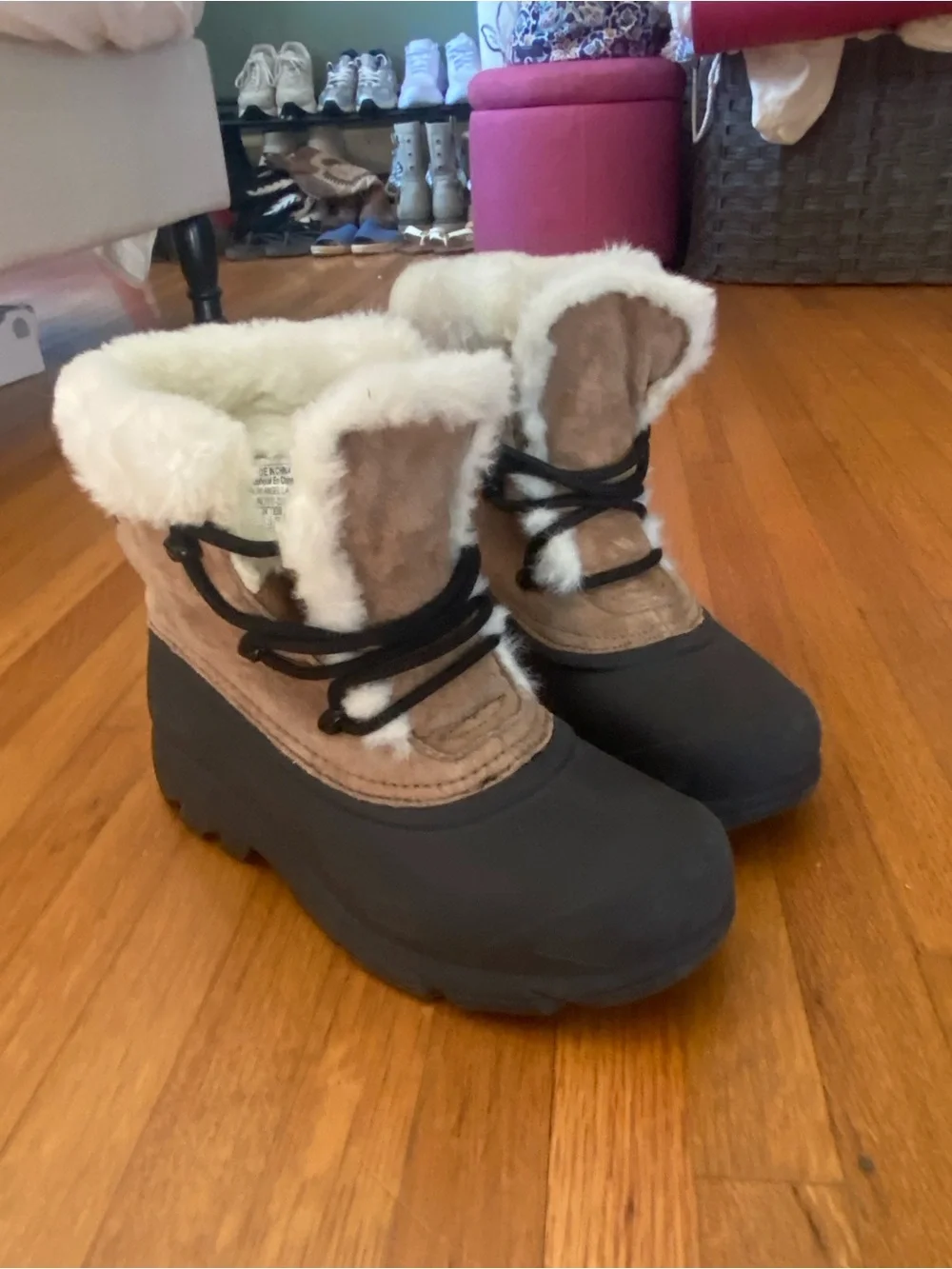 Sorel Snow Angel Lace Boots - White